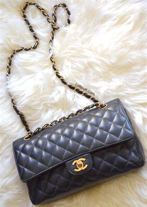 chanel medium flap bag caviar 